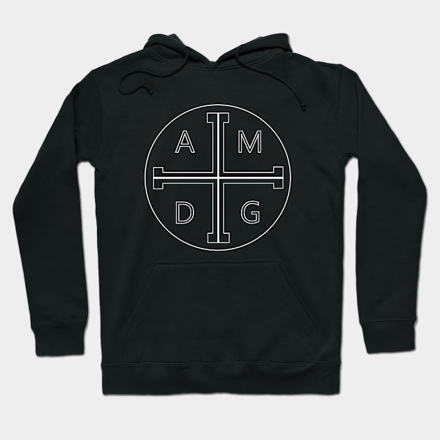 Ad Majorem Dei Gloriam Hoodie by big_owl